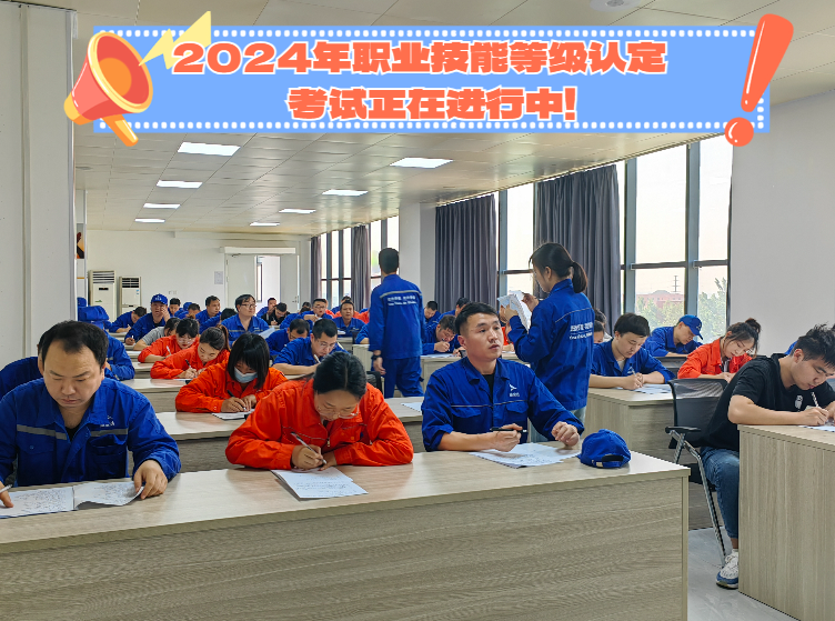夯實技能根基 助力人才培養 新材料公司開展2024年職業技能等級認定考試